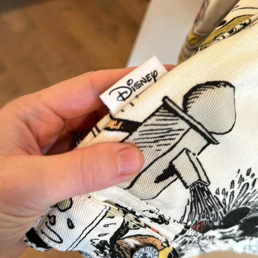 NWT RARE Disney Parks 2022 Mickey and‎ Friends Comic Denim Jacket Adult XXL - Picture 13 of 13